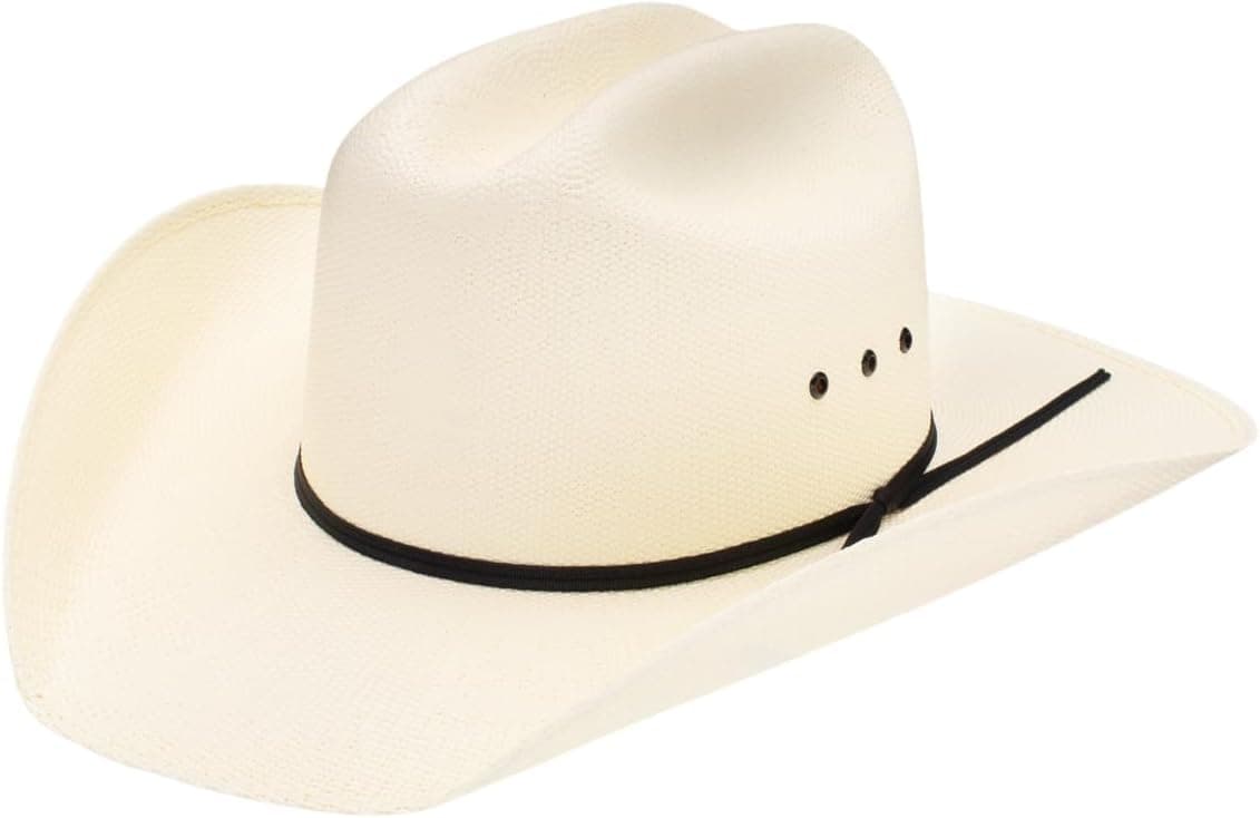 Resistol Denison 7X straw cowboy hat