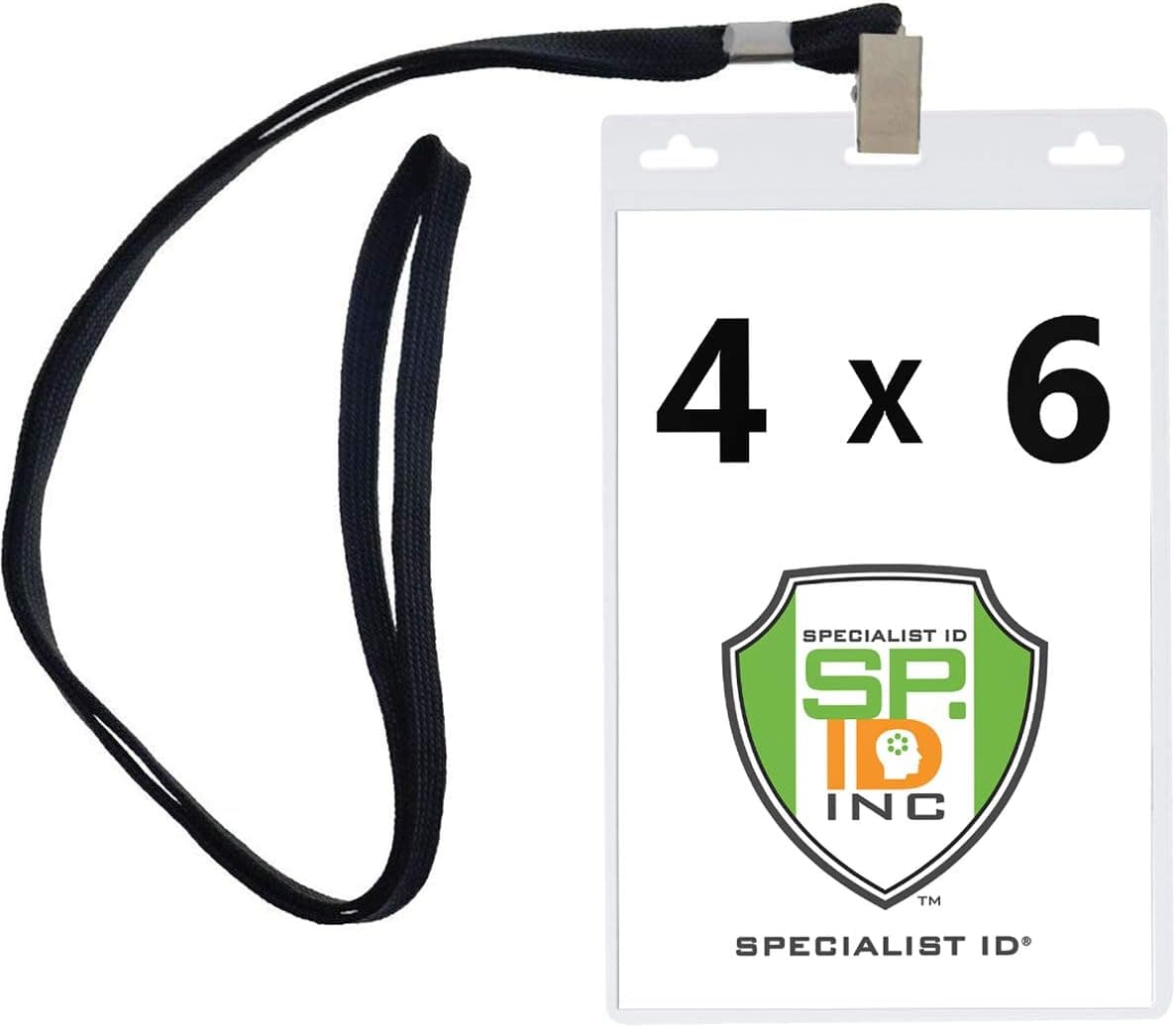 Festival credential lanyard with clear pouch