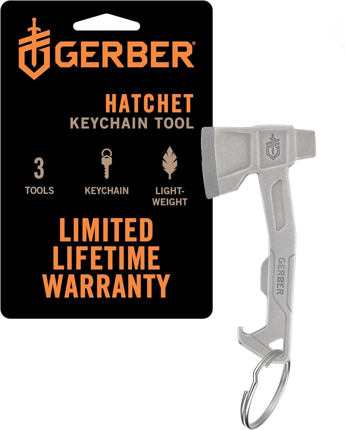 Mini axe bottle opener keychain