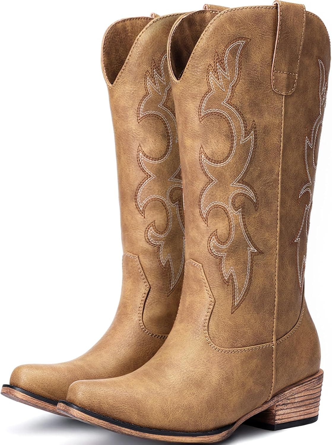 Choiran embroidered cowgirl boots