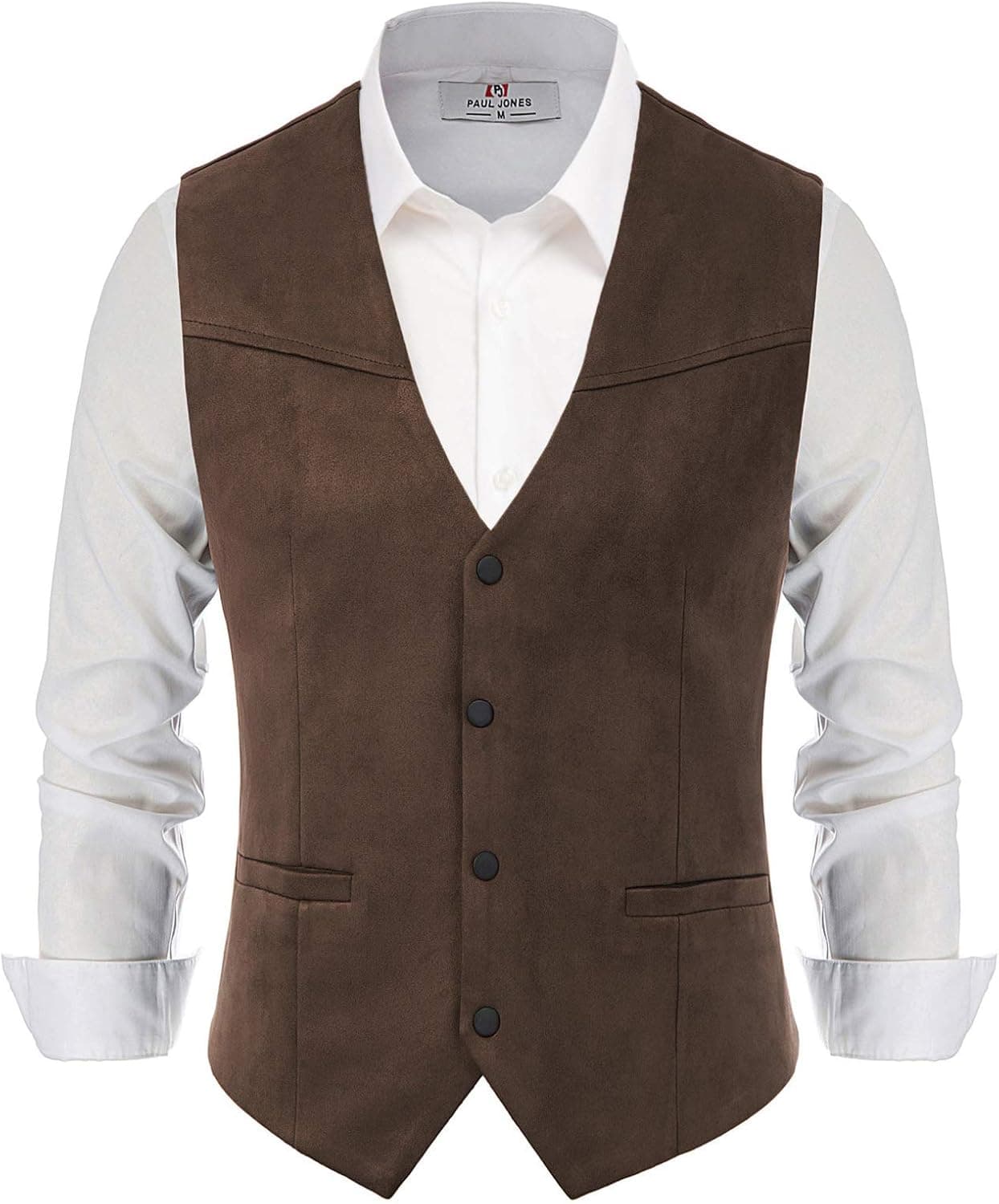 Suede western vest