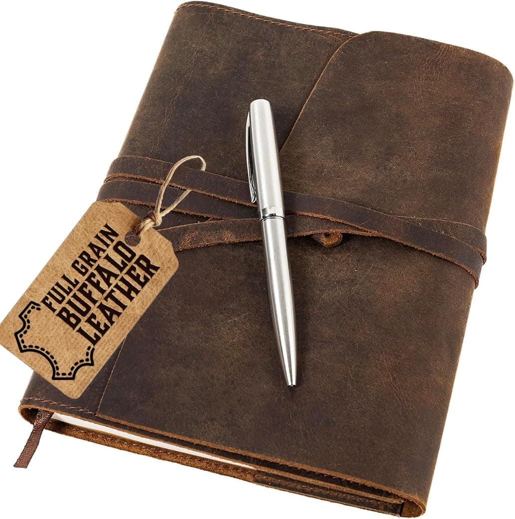 Refillable leather journal (A5)