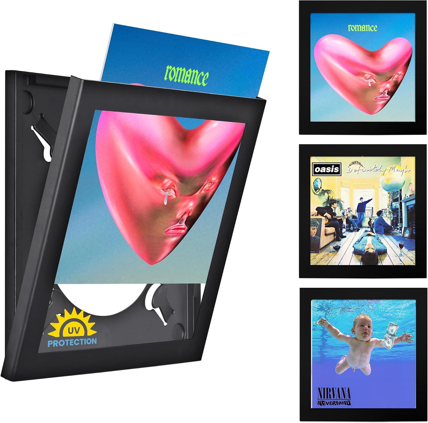 12-inch vinyl LP display frame (set of 3)