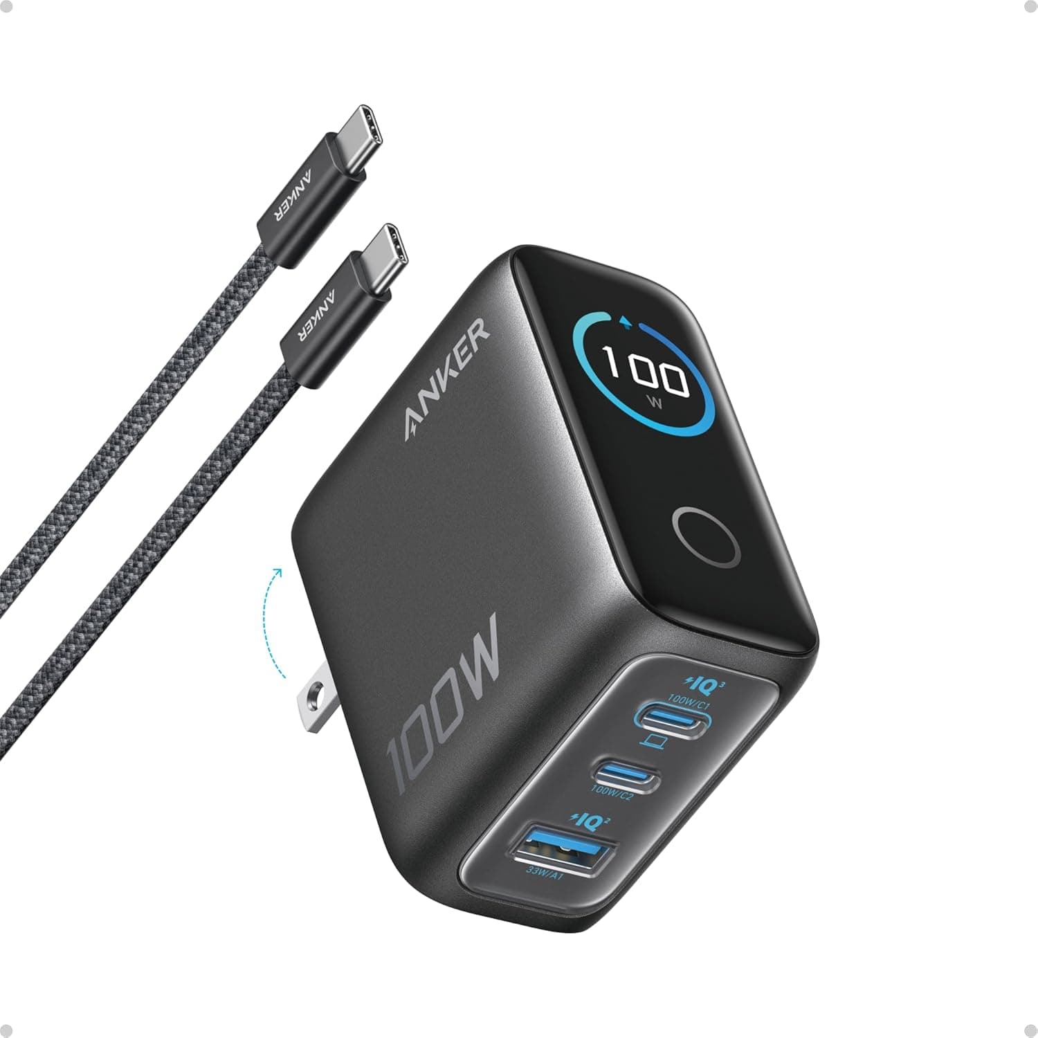 Anker 65W USB-C fast-charge wall plug