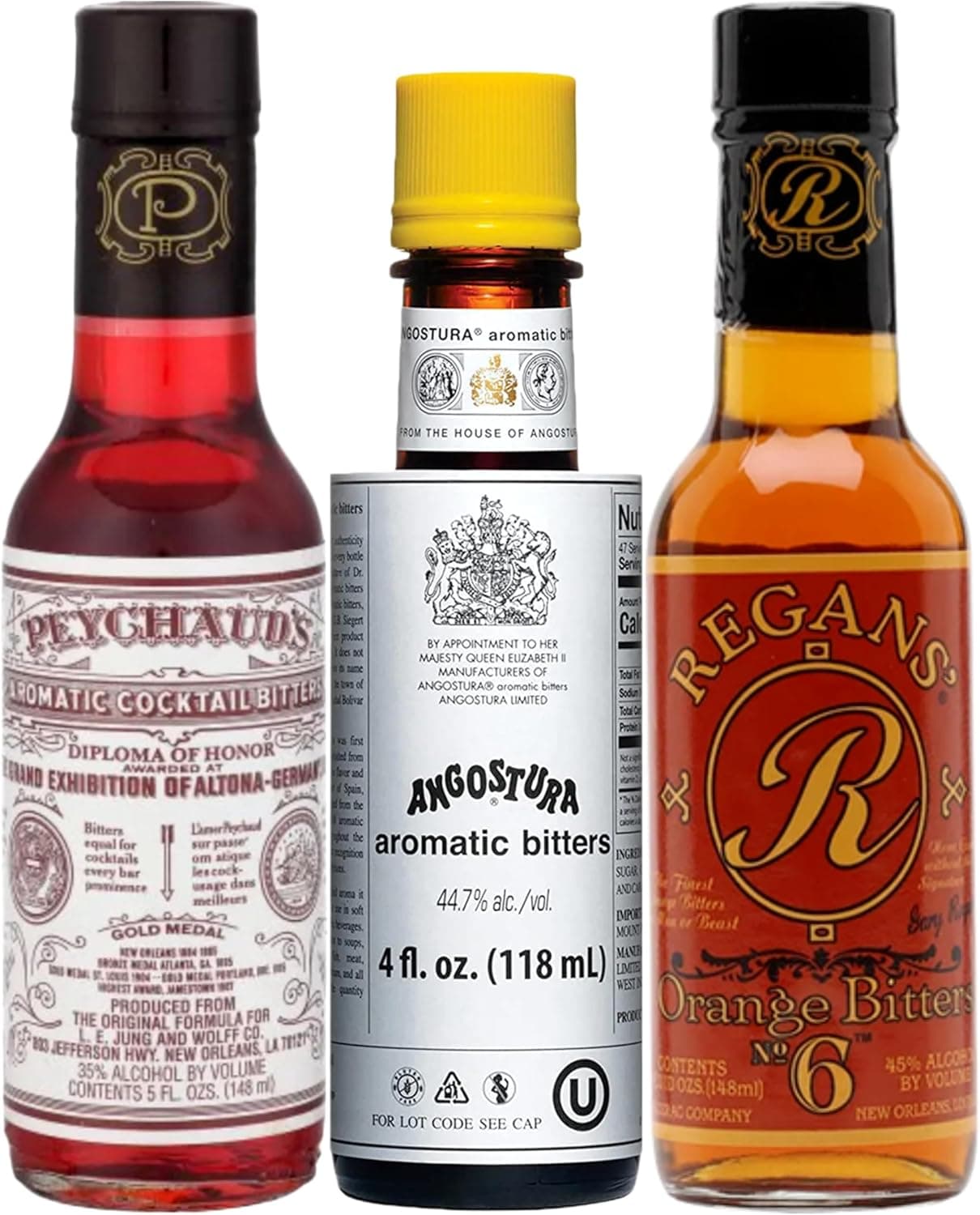 Angostura + Peychaud's bitters (2-bottle set)