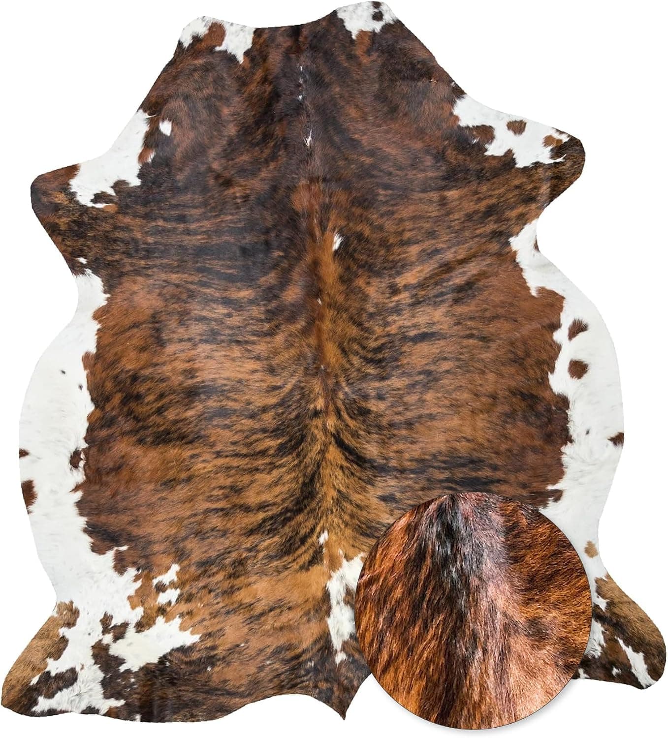 Brazilian cowhide rug (6x7)