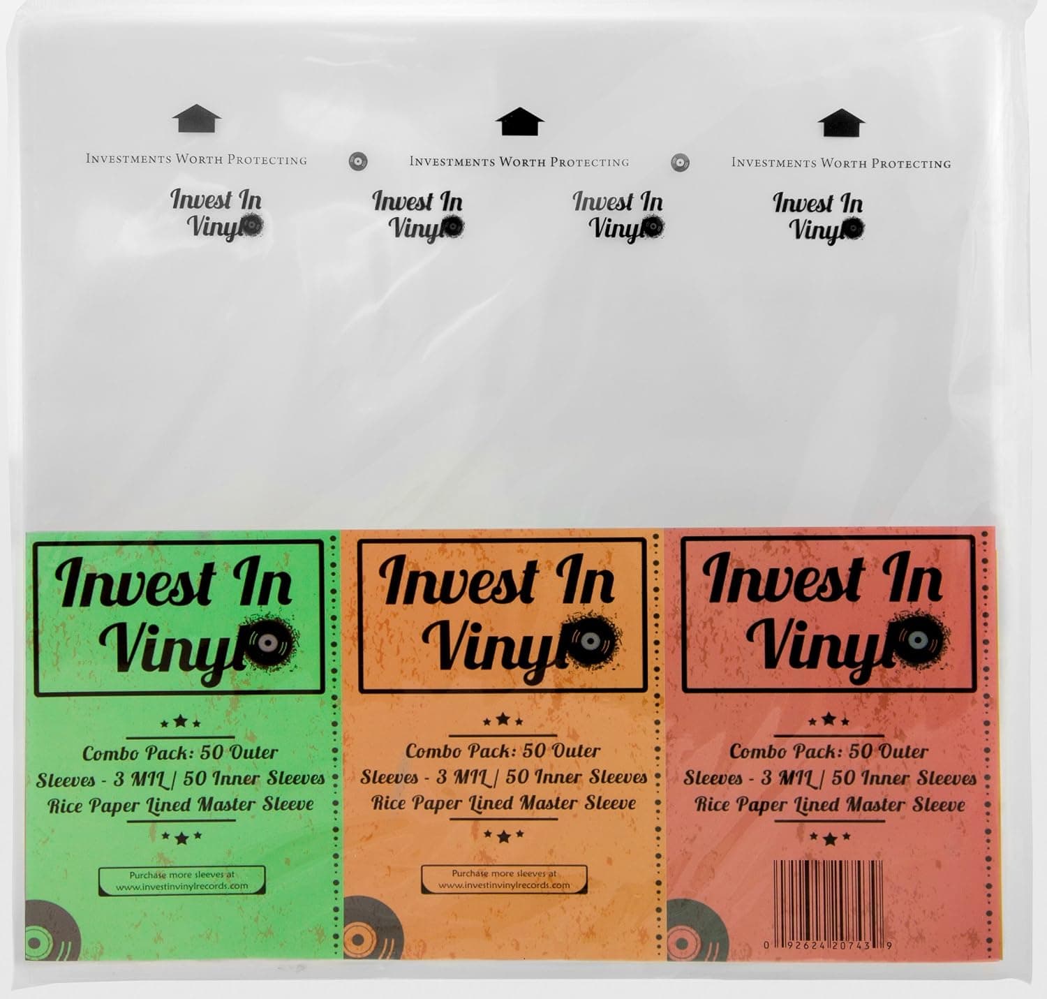 Inner & outer record sleeves (50-pack)