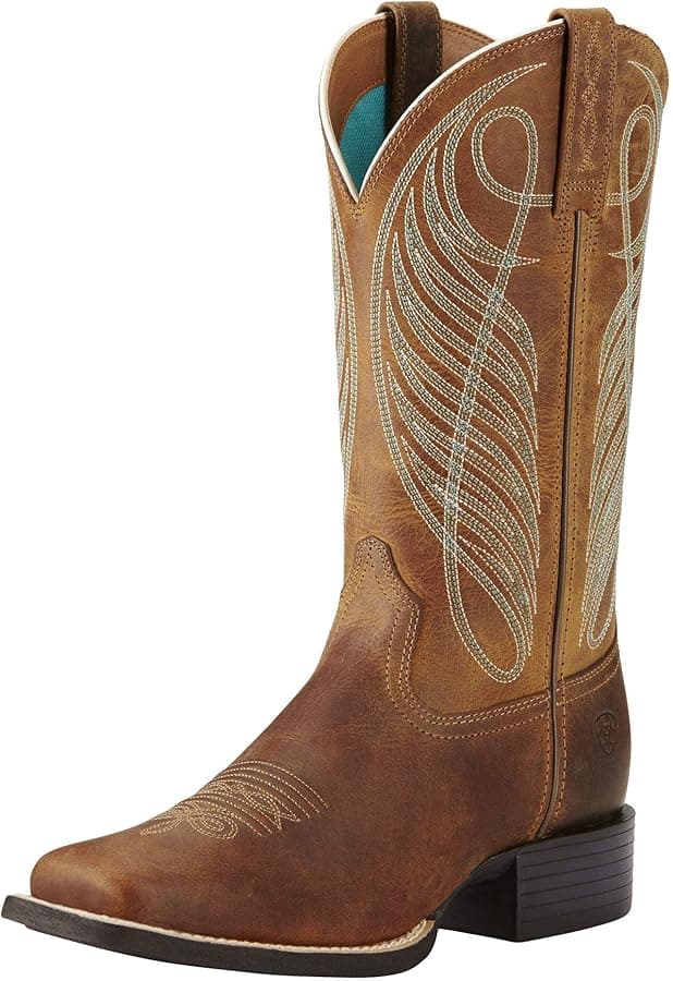 Ariat Round Up wide square toe boot