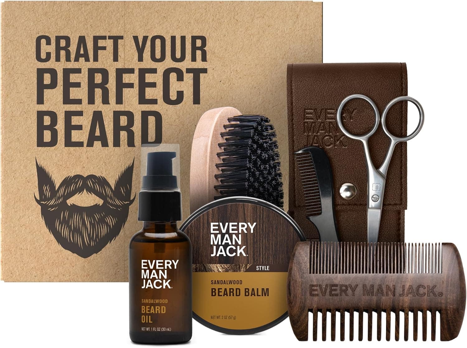 Stetson Original beard oil + balm set