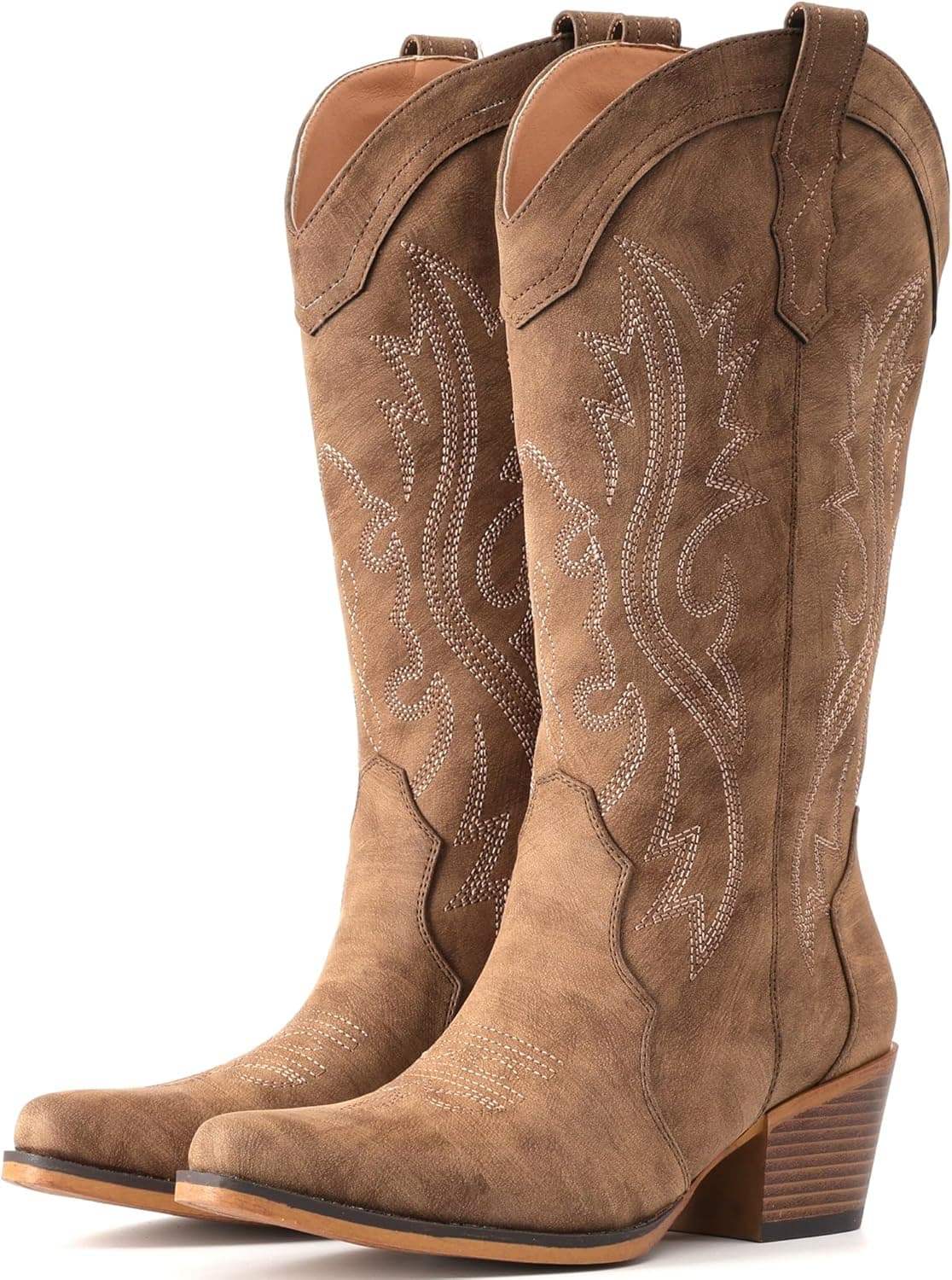 IUV chunky-heel cowgirl boots