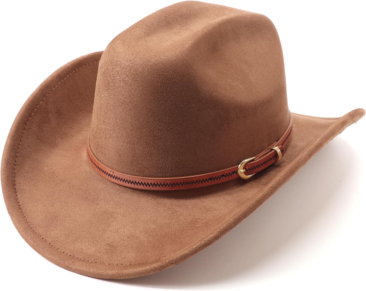 Felt wide-brim western hat