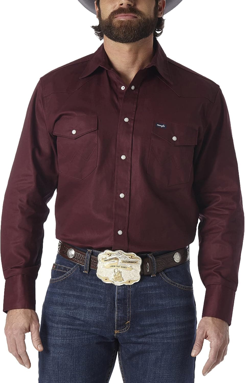 Wrangler Cowboy Cut pearl-snap shirt
