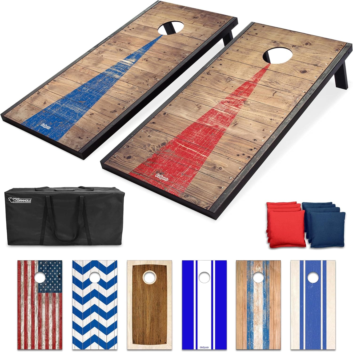 Tournament cornhole board set + bags